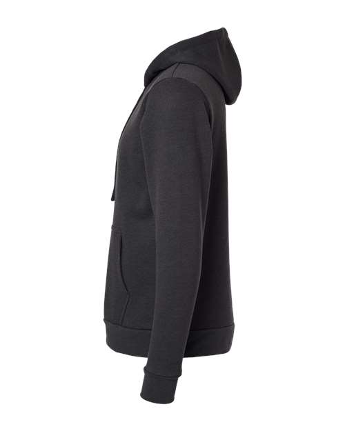 Next Level 9302 Unisex Classic PCH  Pullover Hooded Sweatshirt #color_HEATHER BLACK