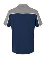 Adidas A512 Ultimate Colorblocked Polo #color_Collegiate Navy/ Grey Two/ Grey Five Melange