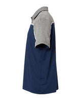 Adidas A512 Ultimate Colorblocked Polo #color_Collegiate Navy/ Grey Two/ Grey Five Melange