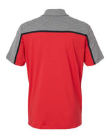 Adidas A512 Ultimate Colorblocked Polo #color_Collegiate Red/ Black/ Grey Five Melange