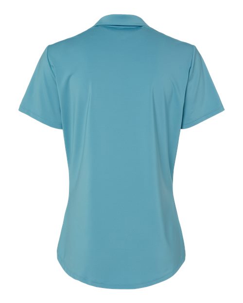 Adidas A515 Women's Ultimate Solid Polo #color_Hazy Blue