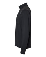 Adidas A520 Shoulder Stripe Quarter-Zip Pullover #color_Black