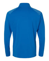 Adidas A520 Shoulder Stripe Quarter-Zip Pullover #color_Glory Blue