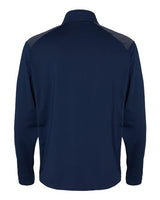 Adidas A520 Shoulder Stripe Quarter-Zip Pullover #color_Team Navy Blue