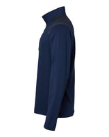 Adidas A520 Shoulder Stripe Quarter-Zip Pullover #color_Team Navy Blue