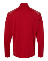 Adidas A520 Shoulder Stripe Quarter-Zip Pullover #color_Team Power Red