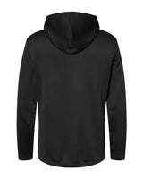 Adidas A530 Textured Mixed Media Hooded Sweatshirt #color_Black
