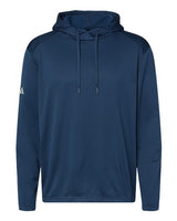 Adidas A530 Textured Mixed Media Hooded Sweatshirt #color_Collegiate Navy