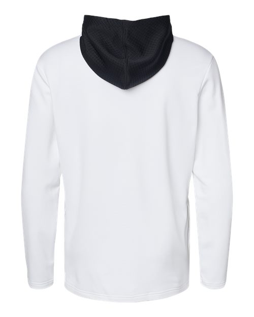 Adidas A530 Textured Mixed Media Hooded Sweatshirt #color_White