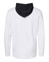 Adidas A530 Textured Mixed Media Hooded Sweatshirt #color_White