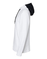 Adidas A530 Textured Mixed Media Hooded Sweatshirt #color_White