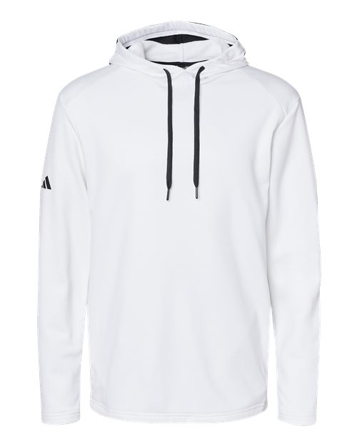 Adidas A530 Textured Mixed Media Hooded Sweatshirt #color_White