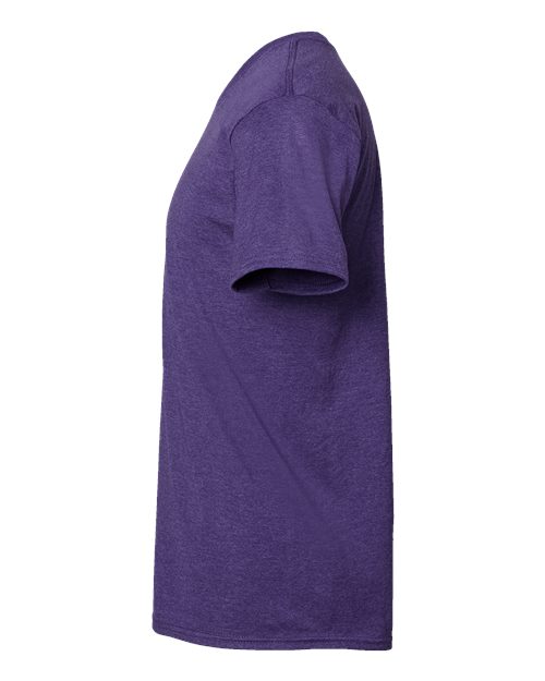 Hanes 4980 Unisex Nano-T T-Shirt #color_GRAPE SMASH HTHR
