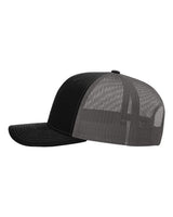 Richardson 112RE Sustainable Trucker Cap #color_Black/ Charcoal