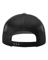 Richardson 112RE Sustainable Trucker Cap #color_Charcoal/ Black
