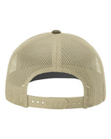 Richardson 112RE Sustainable Trucker Cap #color_Loden/ Khaki