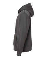 Independent Trading Co. PRM1500Y Youth Midweight Pigment-Dyed Hooded Sweatshirt #color_Pigment Black