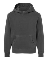 Independent Trading Co. PRM1500Y Youth Midweight Pigment-Dyed Hooded Sweatshirt #color_Pigment Black