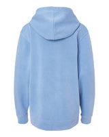 Independent Trading Co. PRM1500Y Youth Midweight Pigment-Dyed Hooded Sweatshirt #color_Pigment Light Blue