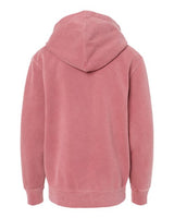 Independent Trading Co. PRM1500Y Youth Midweight Pigment-Dyed Hooded Sweatshirt #color_Pigment Maroon