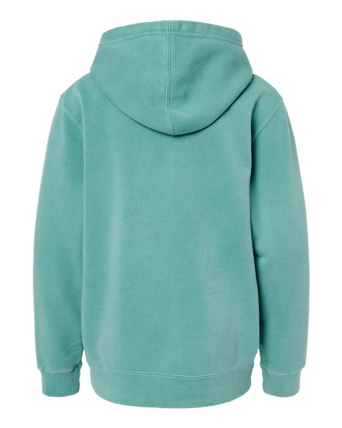 Independent Trading Co. PRM1500Y Youth Midweight Pigment-Dyed Hooded Sweatshirt #color_Pigment Mint