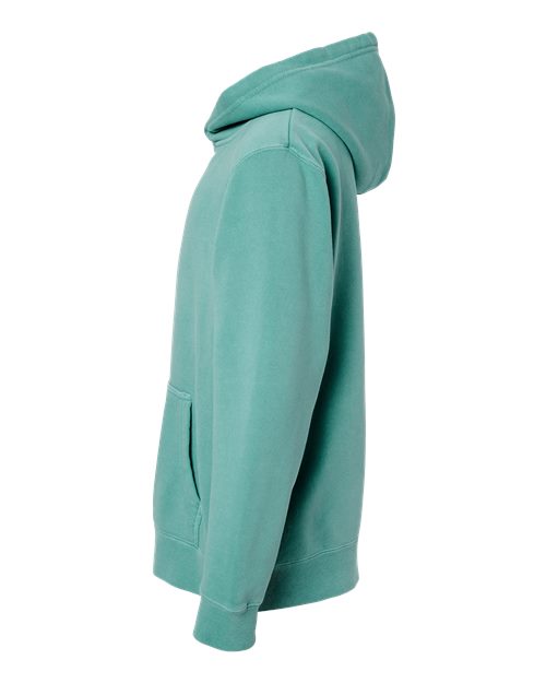 Independent Trading Co. PRM1500Y Youth Midweight Pigment-Dyed Hooded Sweatshirt #color_Pigment Mint