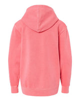 Independent Trading Co. PRM1500Y Youth Midweight Pigment-Dyed Hooded Sweatshirt #color_Pigment Pink