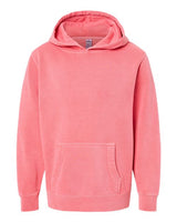 Independent Trading Co. PRM1500Y Youth Midweight Pigment-Dyed Hooded Sweatshirt #color_Pigment Pink