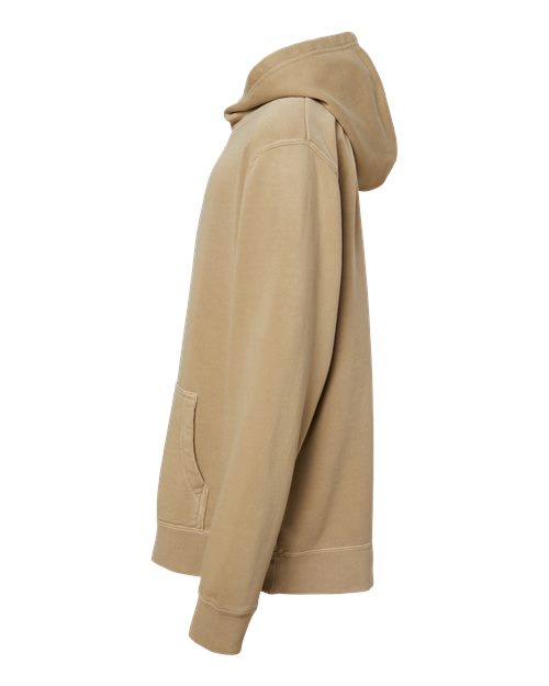 Independent Trading Co. PRM1500Y Youth Midweight Pigment-Dyed Hooded Sweatshirt #color_Pigment Sandstone