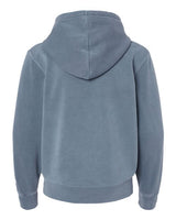 Independent Trading Co. PRM1500Y Youth Midweight Pigment-Dyed Hooded Sweatshirt #color_Pigment Slate Blue