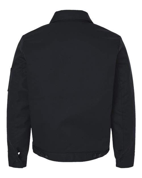 Dickies JT15 Men's Lined Eisenhower Jacket #color_BLACK