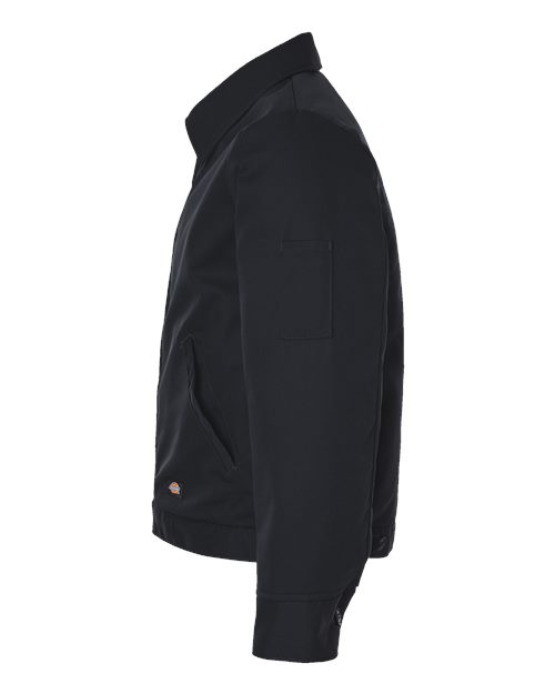 Dickies JT15 Men's Lined Eisenhower Jacket #color_BLACK