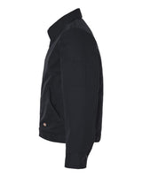 Dickies JT15 Men's Lined Eisenhower Jacket #color_BLACK