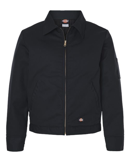 Dickies JT15 Men's Lined Eisenhower Jacket #color_BLACK