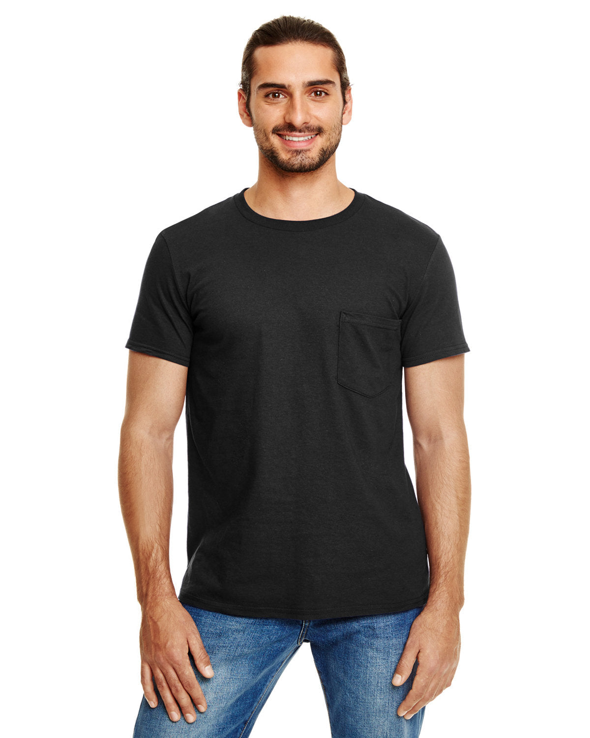 Anvil 983 Adult Lightweight Pocket T-Shirt