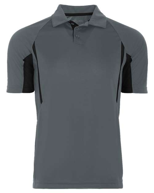 Holloway 222530 Men's Avenger Polo #color_GRAPHITE/ BLACK