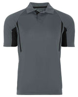 Holloway 222530 Men's Avenger Polo #color_GRAPHITE/ BLACK