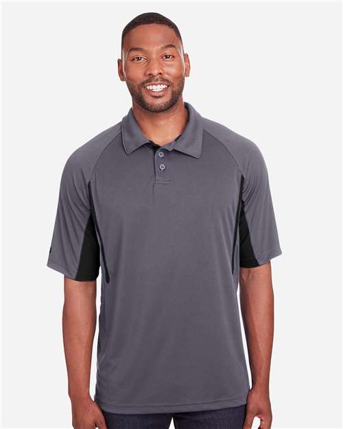 Holloway 222530 Men's Avenger Polo #color_GRAPHITE/ BLACK