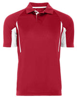 Holloway 222530 Men's Avenger Polo #color_SCARLET/ WHITE