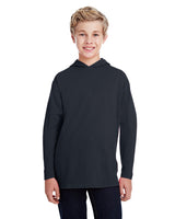 Anvil 987B Youth Long-Sleeve HoodedT-Shirt