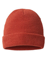 Richardson 146R Waffle Cuffed Beanie #color_Rust
