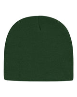 "CAP AMERICA TKN28 USA-Made 8 1/2" Beanie #color_Forest Green"