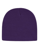 "CAP AMERICA TKN28 USA-Made 8 1/2" Beanie #color_Purple"