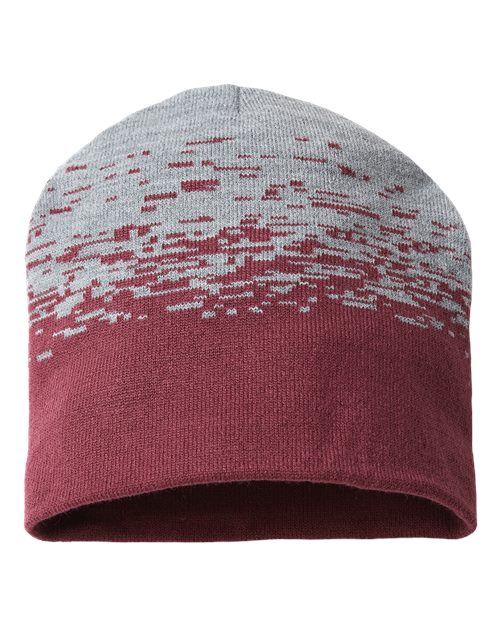 CAP AMERICA RKS9 USA-Made Static Beanie #color_Maroon/ Heather