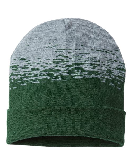 CAP AMERICA RKS12 USA-Made Static Cuffed Beanie #color_Forest Green/ Heather