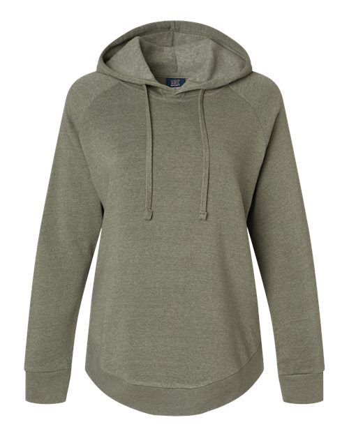 MV Sport W20172 Women's Jordan Angel Fleece Hooded Sweatshirt #color_Dusty Olive