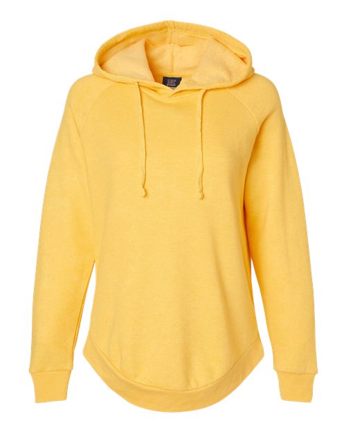 MV Sport W20172 Women's Jordan Angel Fleece Hooded Sweatshirt #color_Sunglow