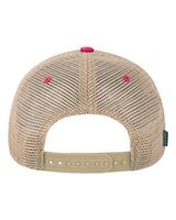 LEGACY OFA Old Favorite Trucker Cap #color_Dark Pink/ Khaki