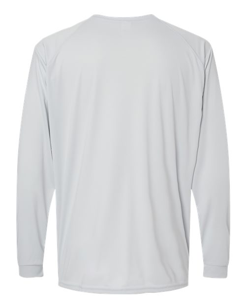Paragon 210 Long Islander Performance Long Sleeve T-Shirt #color_Aluminum