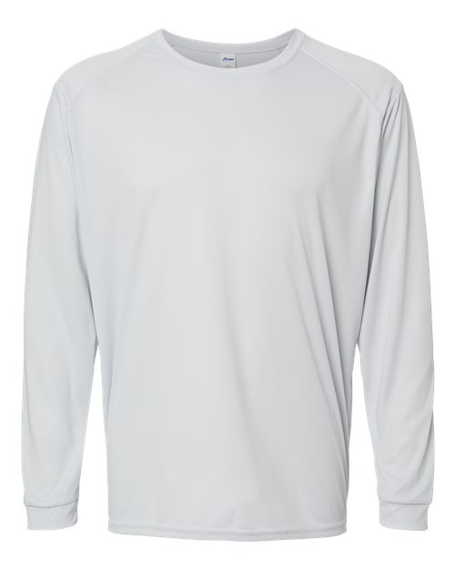 Paragon 210 Long Islander Performance Long Sleeve T-Shirt #color_Aluminum